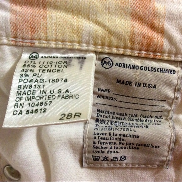 AG Adriano Goldschmied The Stilt chevron pants - Picture 9 of 10